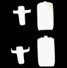 Dxi4286-2 Up0518 Uniden Lot Of Cordless Phone Belt Clips And Battery Covers