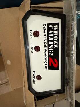 2ewusa Whozzcalling Whozz Calling 2 Caller Id And Call Monitoring Unit With Ac Adapter