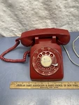 Vintage Stromberg Red Rotary Dial Desk Telephone Receiver Cord S-c 500D. Fixed Price $149.95.