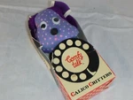 Nos Vtg 1983 Comfy Talk Calico Critter Soft Telephone Rest Purple Puppy Kitschy. Fixed Price $14.40.