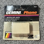 Vintage Gemini TA61 Modular Phone Jack Sealed Box. Fixed Price $17.98.