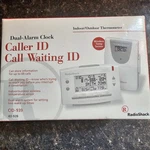 Radio Shack Dual-alarm Clock Call Waiting Wireless Temp Sensor CID-939. Fixed Price $39.99.