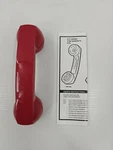 Walker PTT-500M Red Phone Handset Made Usa Style Hearing Aid Compatible. Fixed Price $49.99.