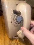 Vintage Rotary 554B Wall Phone Stromberg Carlson Harvest Gold Untested. Fixed Price $44.00.