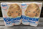 Quilted Northern Nos 1992 Peach Rose Print Movie Prop Collectable Display. Fixed Price $29.99.