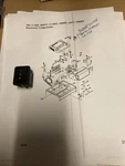 Fellowes Paper Shredder Rocker Switch Part No H489051 SN-1725. Fixed Price $35.00.