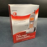 Radio Shack 2.4 Ghz Digital Accessory Handset Telephone 43-5529 Pewter Black. Fixed Price $40.00.