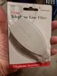 Radio Shack 2-LINE Telephone Filter #279-151. Fixed Price $9.98.