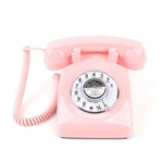 Mcheeta Rotary Phone, Vintage Retro Phones For Landline, Corded Pink. Fixed Price $69.99.