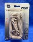 25 Ft Modular Handset Phone Cord Beige Nos Sealed Vintage 1991. Fixed Price $15.99.