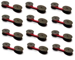 12X Ribbon Group -silk- Red-black Triumph Adler Electric Junior Olympia. Fixed Price $91.28.