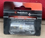 Radio Shack Telephone Handset Cord Untanlger Connector 279-001 New In Pkg. Fixed Price $6.50.