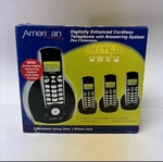 American Telecom RA2184BB 1.9 Ghz Four Handsets Single Line Cordless Phone. Fixed Price $29.95.