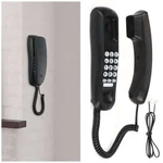 Black Corded Telephone Landline For Home Office Desk Wall Mountable New. Fixed Price $13.88.