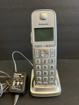 Panasonic KX-TGEA40 Silver White Cordless Phone Handset With PNLC1050 Charger. Fixed Price $13.99.