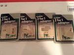 Set Of (4) Phone Telcraft 35-5401 Modular 2 For Adapter Adding Ext. Fixed Price $13.95.