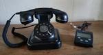 Antique Style Black Landline Telephone MS-302 & Radio Shack Mini Caller Id 2902. Fixed Price $29.99.