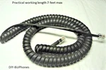 5-PACK Handset Cord Vtech Sip Phone Eris Terminal Voip VSP725 VSP736 Black 12FT. Fixed Price $16.99.
