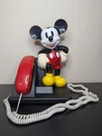 At&t Disney Mickey Mouse Telephone 1992 Official Licensed Corded Tested. Fixed Price $19.00.