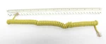 New Telephone Handset Cord - 6' Harvest Gold Modular. Fixed Price $7.99.