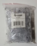 100X RJ45 Modular Plugs 8C Flat Stranded Steren 301-068. Fixed Price $10.00.