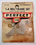 Vintage Nos Perfect, 1/2A Bell Crank Set, #233, Sealed. Fixed Price $5.00.