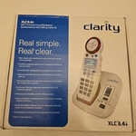 Clarity - XLC3.4+ 59234.001 Amplified Cordless Phone. Fixed Price $80.00.