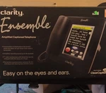 Clarity Ensemble Amplified Captioned Corded Telephone Touchscreen Hearing Aid. Fixed Price $40.00.
