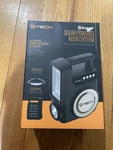 Cg Tech Emergency Solar Powered Bluetooth Audio System Portable Speaker & Light. Fixed Price $36.00.