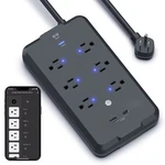 Geeni Surge Ultra Smart Protector - 6 Outlets And 2 Usb Ports Ft. Cord. Fixed Price $22.95.