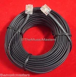 Black 50' Ft Telephone Modular Line Cord Cable Extension Wire RJ11 Vwltw. Fixed Price $12.89.