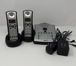 Uniden Tru 5885-2 Dual Handsets Answering Machine 5.8 Ghz Phone. Fixed Price $31.28.