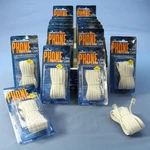 18 Leviton White 15' Phone Line Extension Cords 6-WIRE RJ11 RJ14 RJ25 C2613-15W. Fixed Price $28.49.