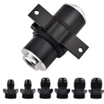 High Flow Inline Fuel Filter 100 Micron Cleanable 6AN 8AN 10AN Adapter Universal. Fixed Price $20.51.