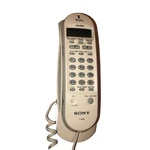 Sony Corded Telephone IT-ID20 Caller-id Landline Programmable White. Fixed Price $25.00.
