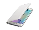 Oem Original Samsung Galaxy S6 Edge Whit Wallet Flip Cover Pu Leather Folio Case. Fixed Price $9.49.