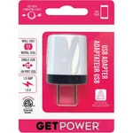 Getpower Single Usb To White Wall Adapter Charger Gp-acetl-blk. Fixed Price $17.17.