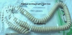 Ivory 12FT At&t Vintage Phone Handset Cord 2500 2554 2702 Curly Coil. Fixed Price $8.99.
