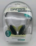 Koss CS100 Communication Stereophone Headset, Nib, 3.5MM Plug. Fixed Price $17.99.