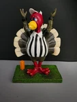 Thanksgiving Football Turkey Referee Robert Stanley Figurines (9010). Fixed Price $29.95.