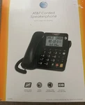 At&t CL2940 Corded Speakerphone Large Tilt Display Caller Id Black Audio Assist. Fixed Price $26.00.