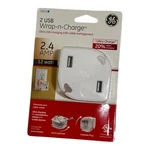 Wrap-n-charge Usb Wall Charger 2.4 Amp No Cord Included. Fixed Price $7.23.