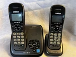 Uniden 2 Handset Cordless System Dect 6.0 Speakerphone Euc. Fixed Price $19.99.