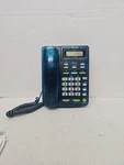 Phone Clear Blue Lenoxx Sound PH-549 Retro Caller Id Waiting Works. Fixed Price $35.00.