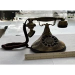 Paramount Collection Classic Series 1920S Style Brass Push Button Phone 1935. Fixed Price $45.00.