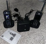 Motorola O2 Long Range Cordless Wireless Handset Phone System. Fixed Price $89.99.