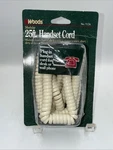 Woods' Modular 25' Ft Handset Cord Vintage Phone Nos Off White New. Fixed Price $24.88.
