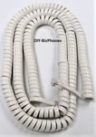 2-PACK Bright White 25FT Southwestern Bell Freedom Phone Handset Cord Curly Coil. Fixed Price $15.49.