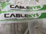 Handset Cord Light Ash 25FT Cablesys Telephone Receiver Curly Wire. Fixed Price $7.00.