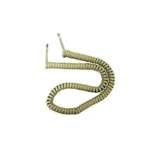 12' Cablesys Icc Telephone Modular Coiled Handset Cord Ash GCHA444012-FAI. Fixed Price $7.95.